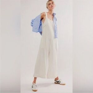 NWOT Free People Callie One-Piece Jumpsuit White Off-white